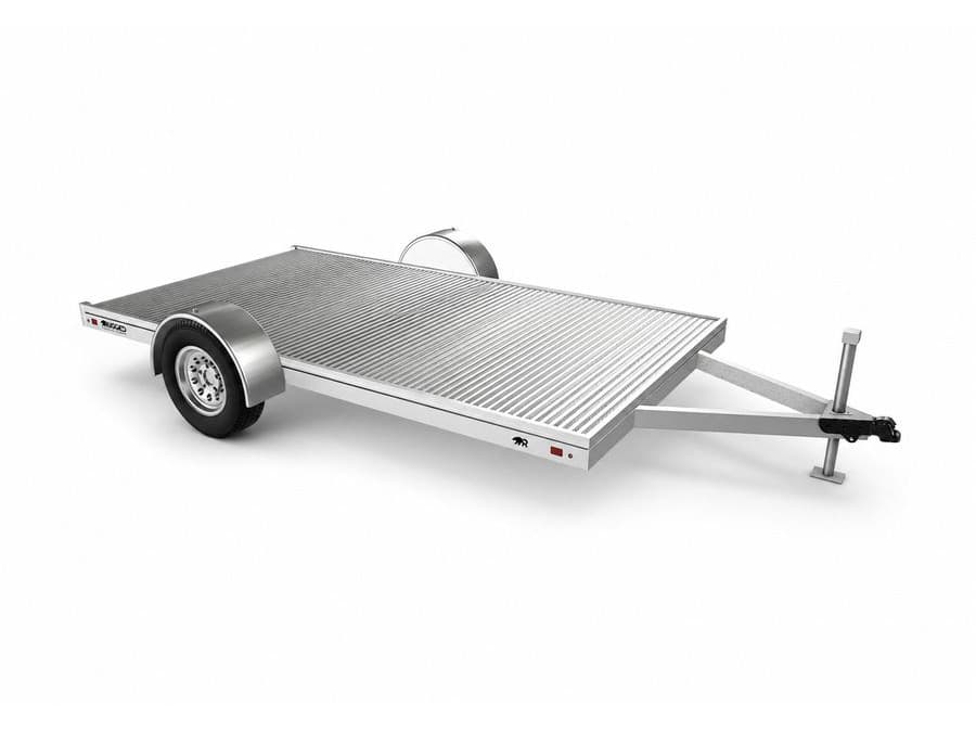 Rugged 6.5 x 12 Open Utility Trailer all-aluminum trailer