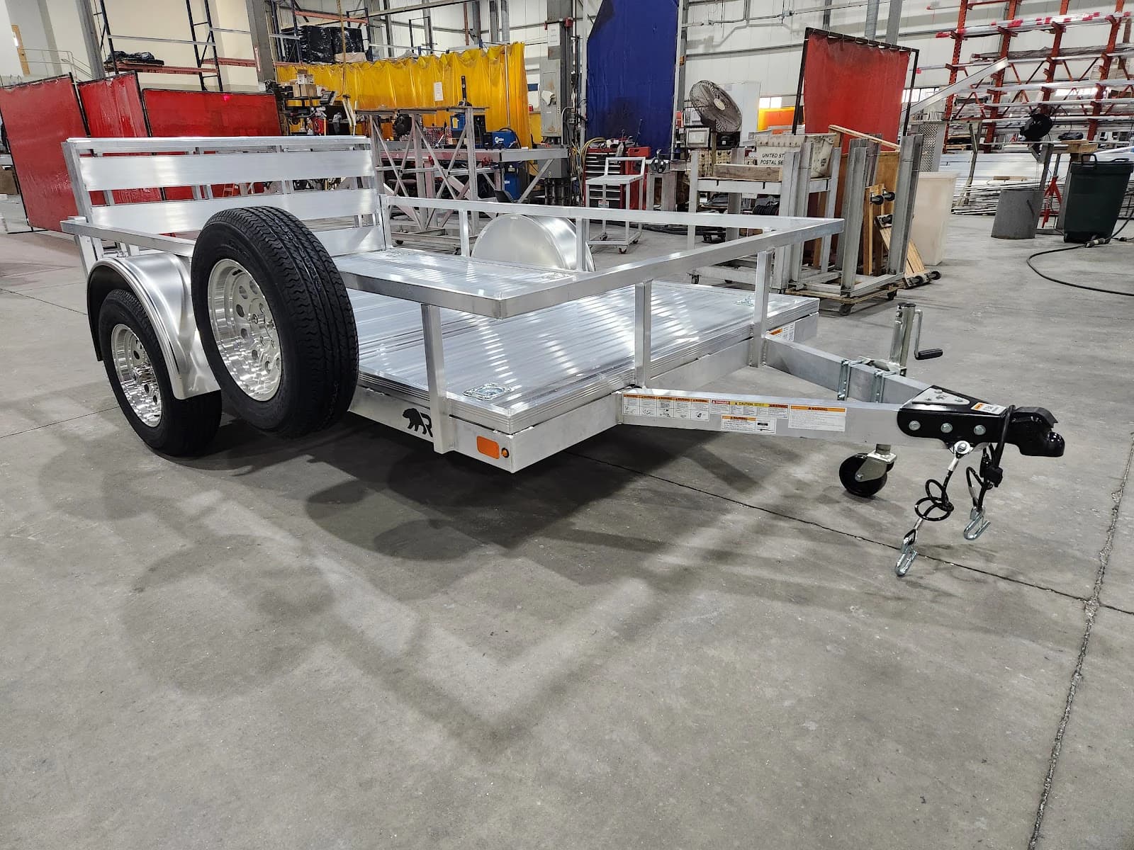 Real Rugged build: 6' x 10' — Perimeter rail, Bi-fold ramp — Overview