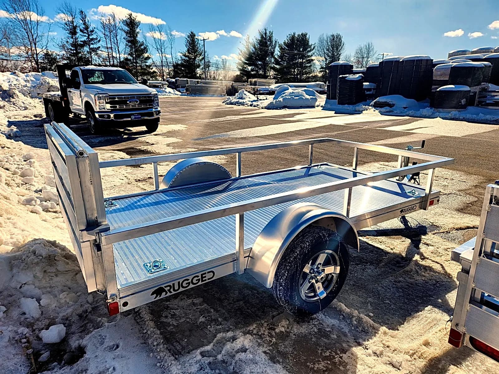 Real Rugged build: 5' x 10' — Perimeter rail, Bi-fold ramp