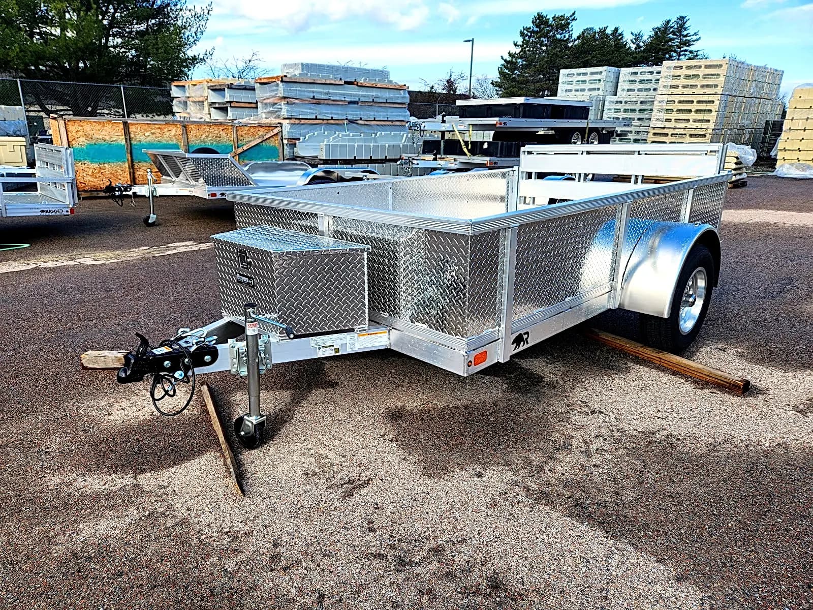 Real Rugged build: 6' x 10' — Perimeter rail, Bi-fold ramp