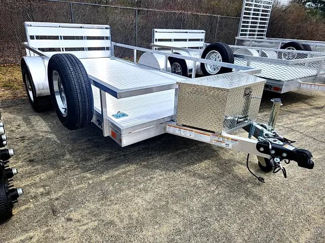 Real Rugged build: 6' x 12' — Open rail sides, Bi-fold ramp