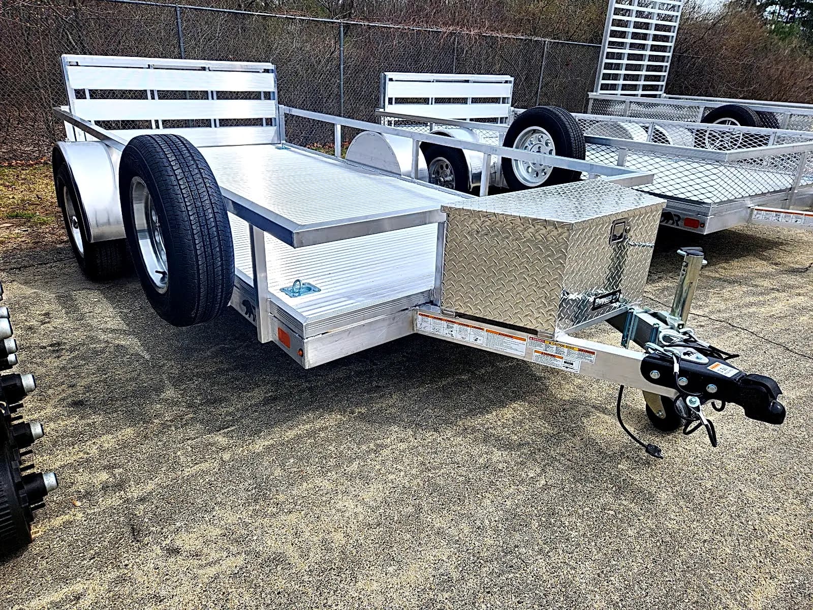 Real Rugged build: 6' x 12' — Perimeter rail, Bi-fold ramp