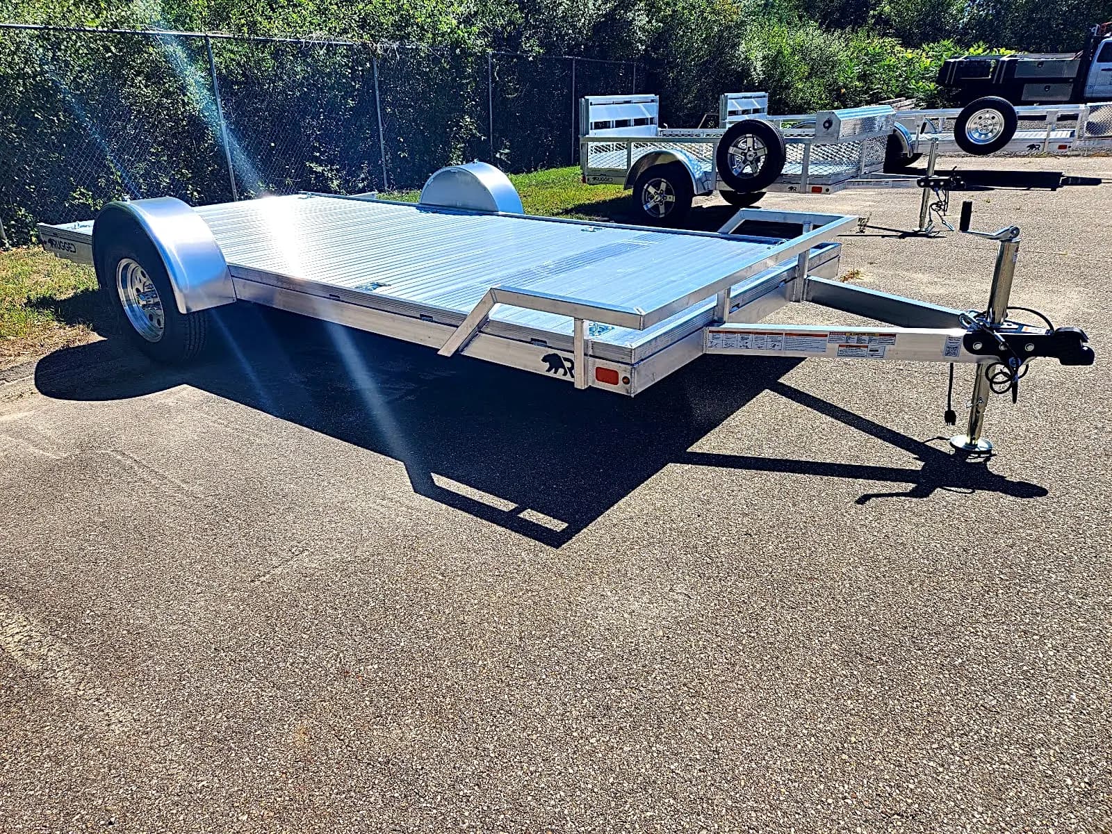 Real Rugged build: 6.5' x 14' — Front rail only, StowAway ramps