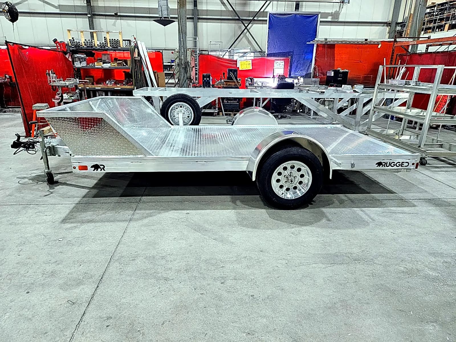 Real Rugged build: 6.5' x 12' — StowAway ramps