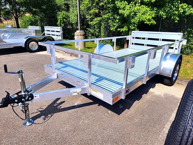 Real Rugged build: 6' x 12' — Open rail sides, Bi-fold ramp