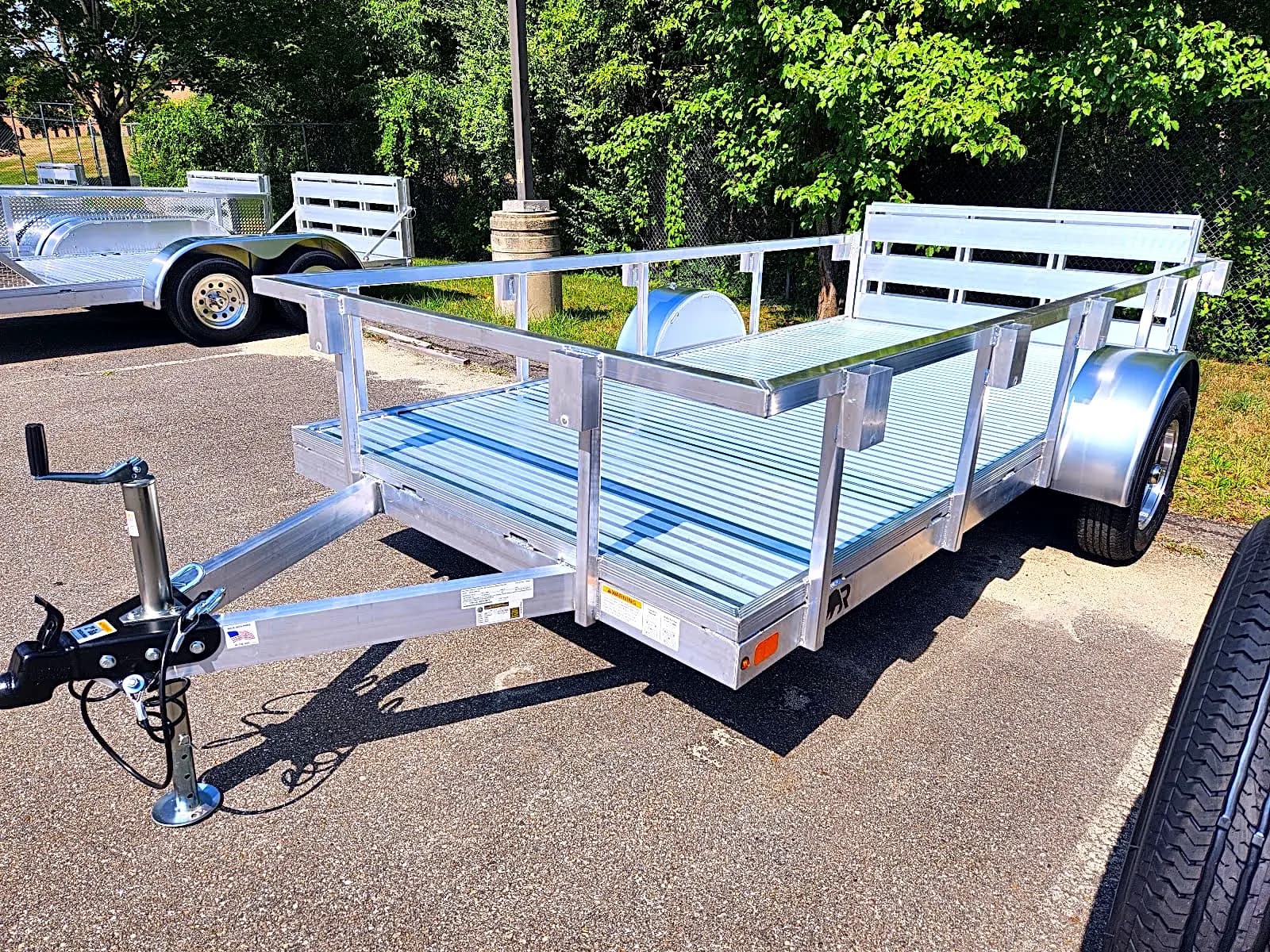Real Rugged build: 6' x 12' — Perimeter rail, Bi-fold ramp