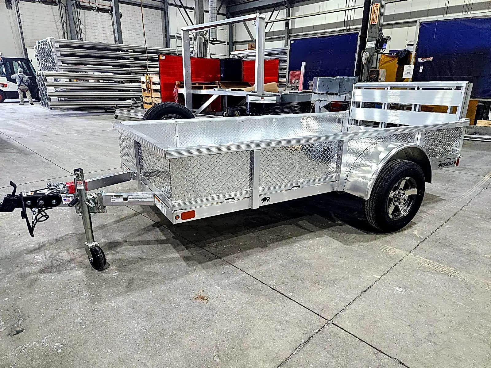 Real Rugged build: 5' x 10' — Perimeter rail, Bi-fold ramp