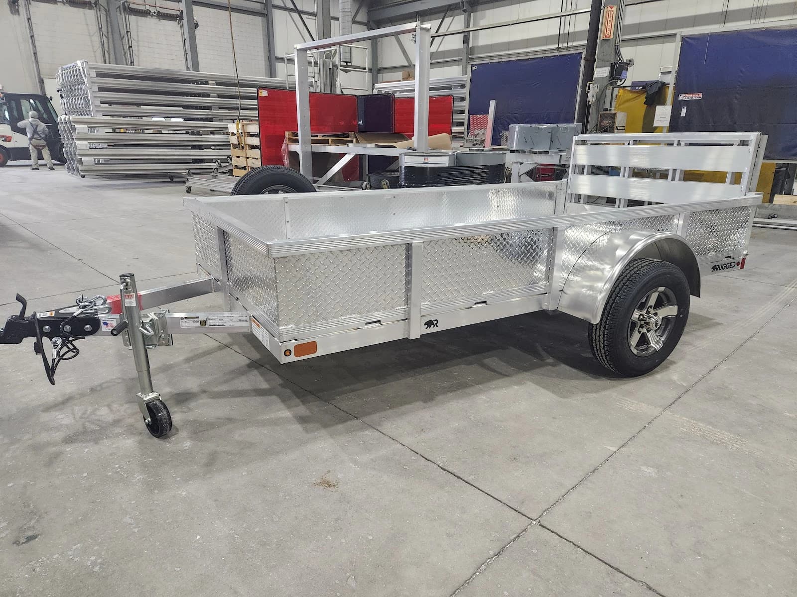 Real Rugged build: 5' x 10' — Perimeter rail, Bi-fold ramp