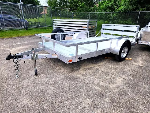 Real Rugged build: 6.5' x 12' — Open rail sides, Bi-fold ramp
