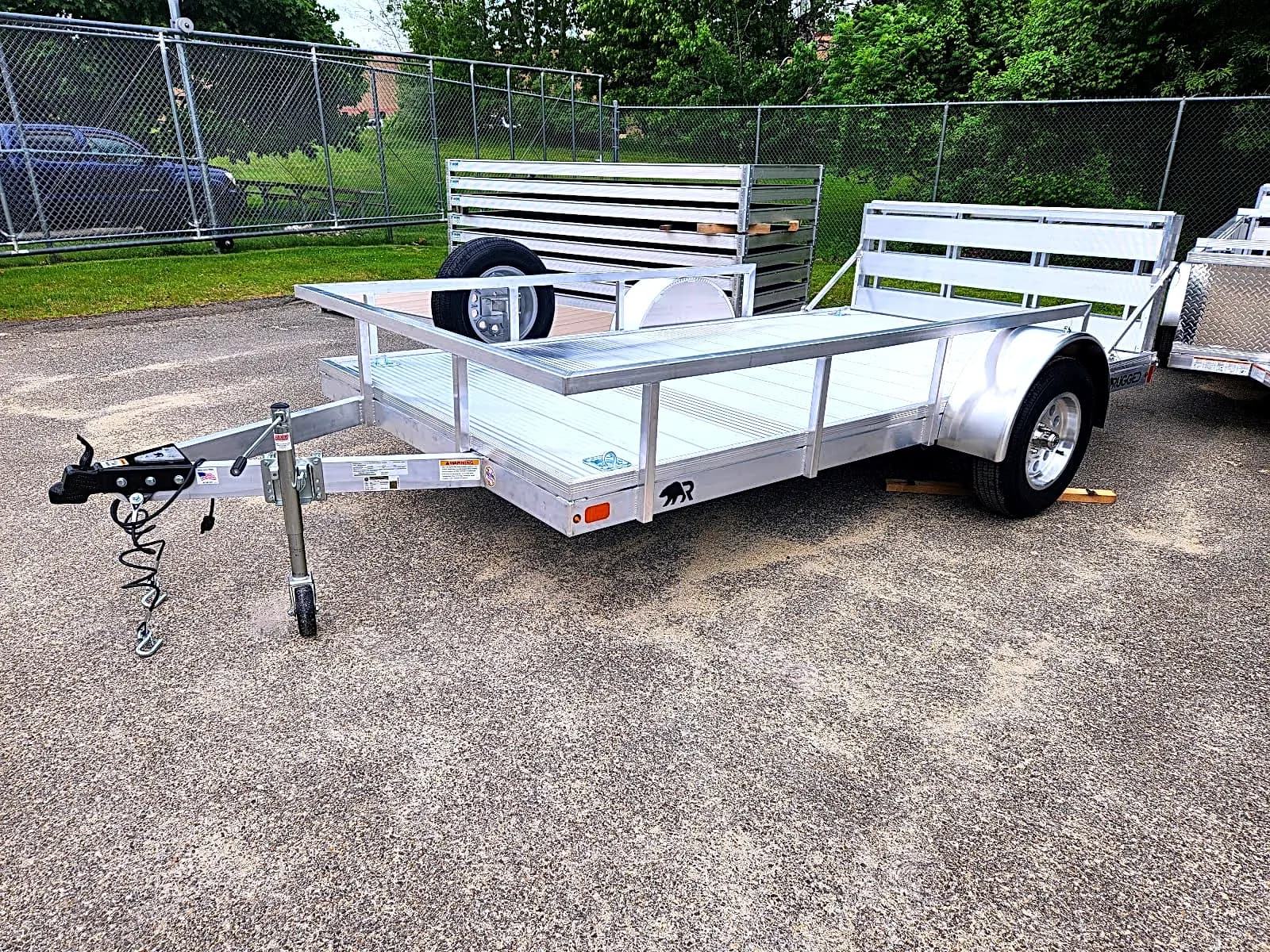 Real Rugged build: 6.5' x 12' — Perimeter rail, Bi-fold ramp
