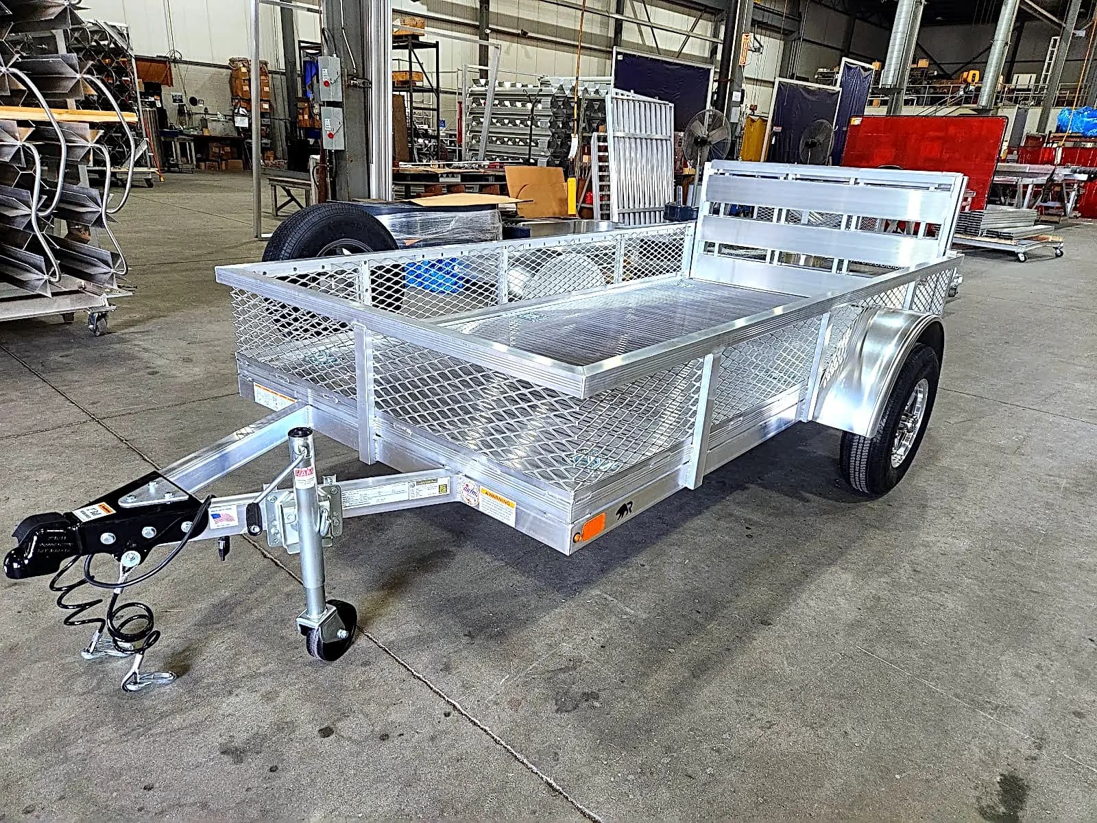 Real Rugged build: 5' x 10' — Perimeter rail, Bi-fold ramp