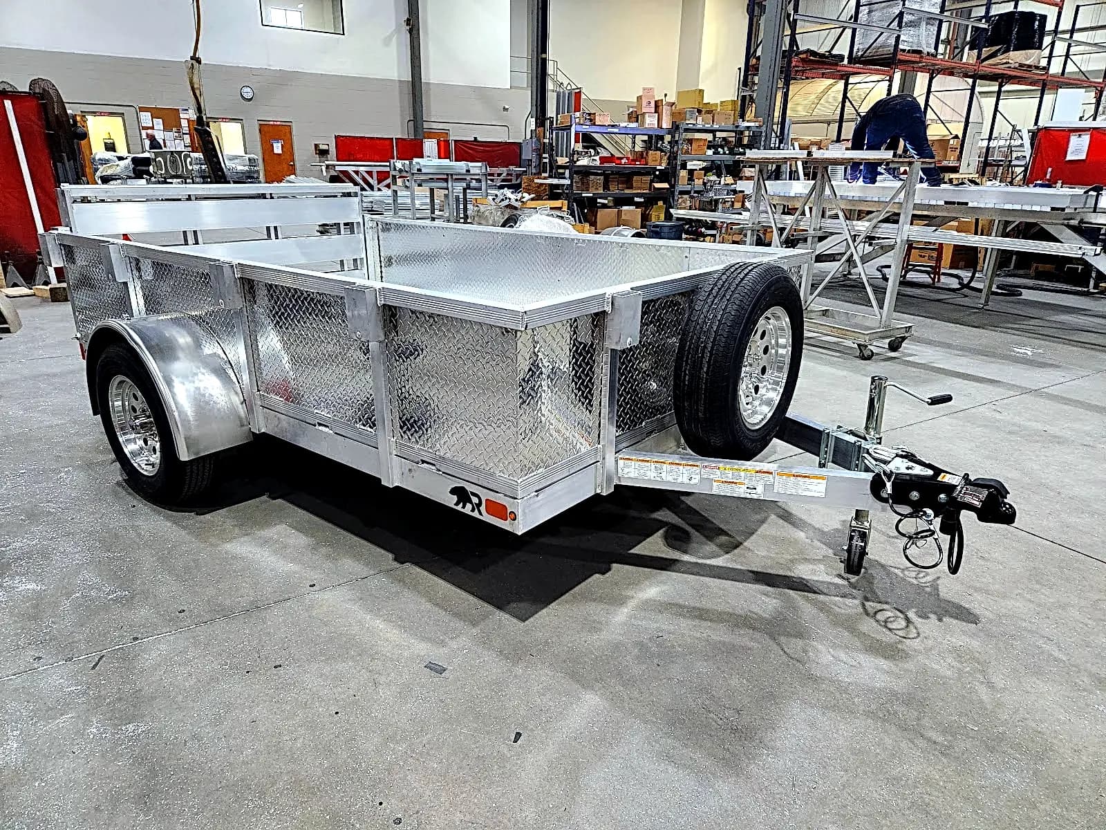 Real Rugged build: 6' x 10' — Perimeter rail, Bi-fold ramp