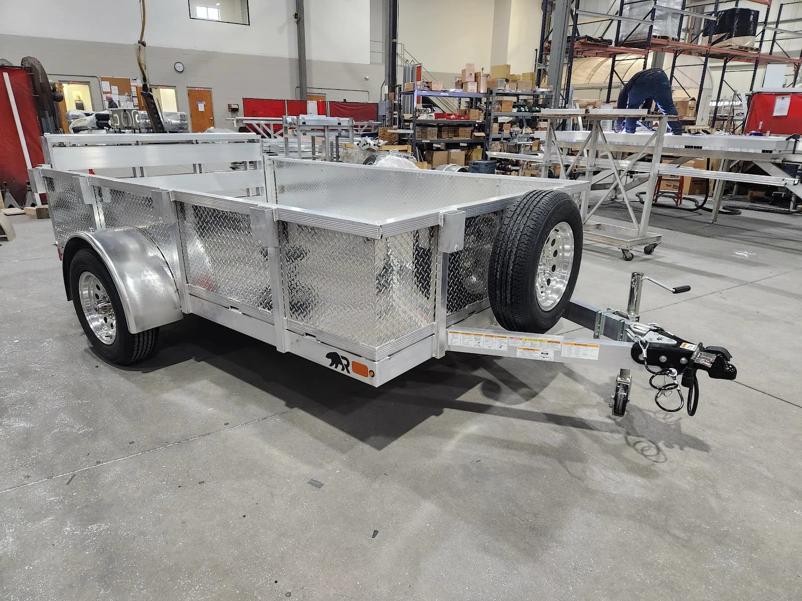 Real Rugged build: 6' x 10' — Perimeter rail, Bi-fold ramp