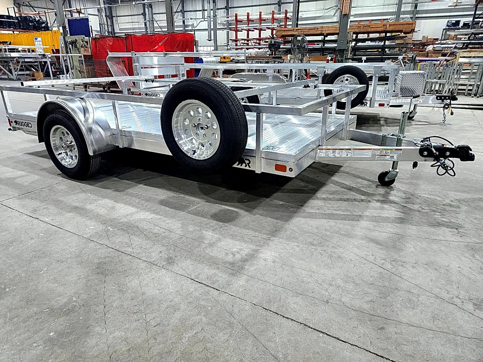 Real Rugged build: 6' x 12' — Perimeter rail, StowAway ramps