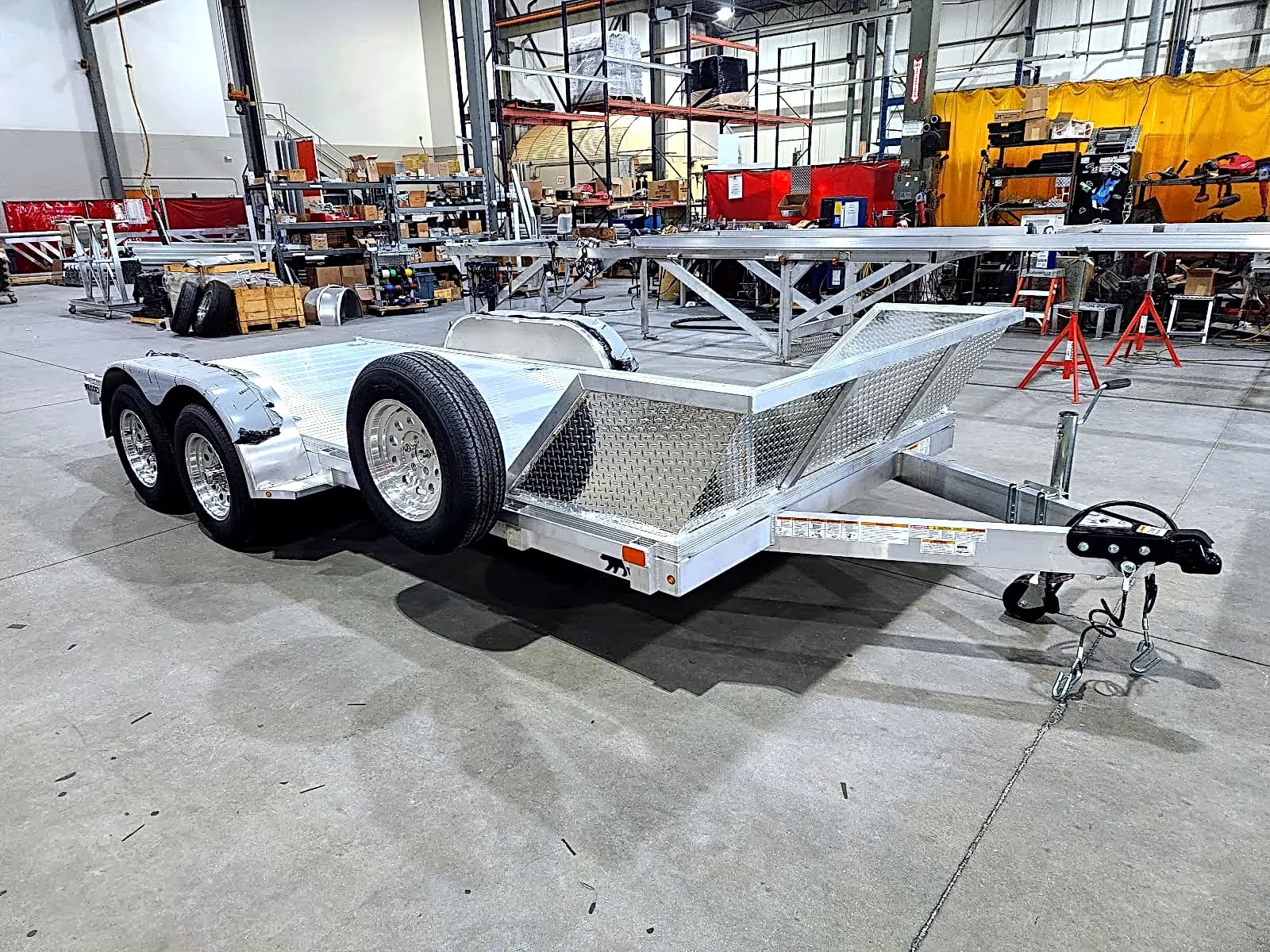 Real Rugged build: 6.5' x 16' Tandem — StowAway ramps