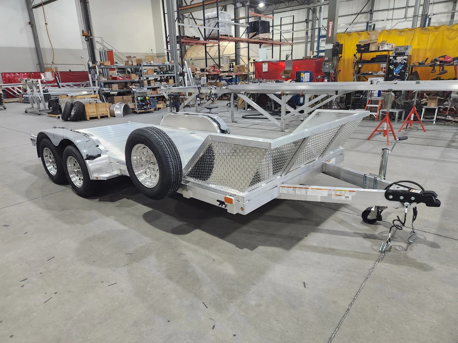 Real Rugged build: 6.5' x 16' Tandem — StowAway ramps