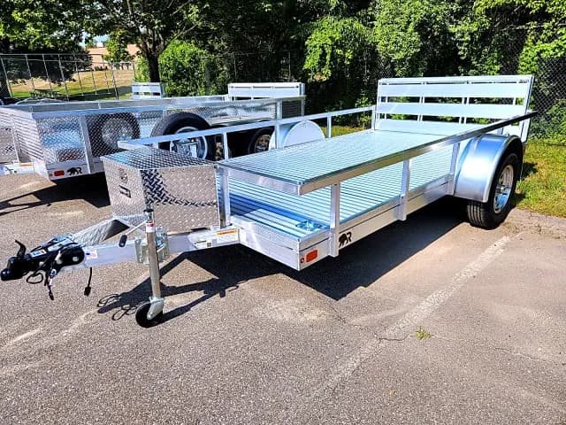 Real Rugged build: 6.5' x 12' — Open rail sides, Bi-fold ramp
