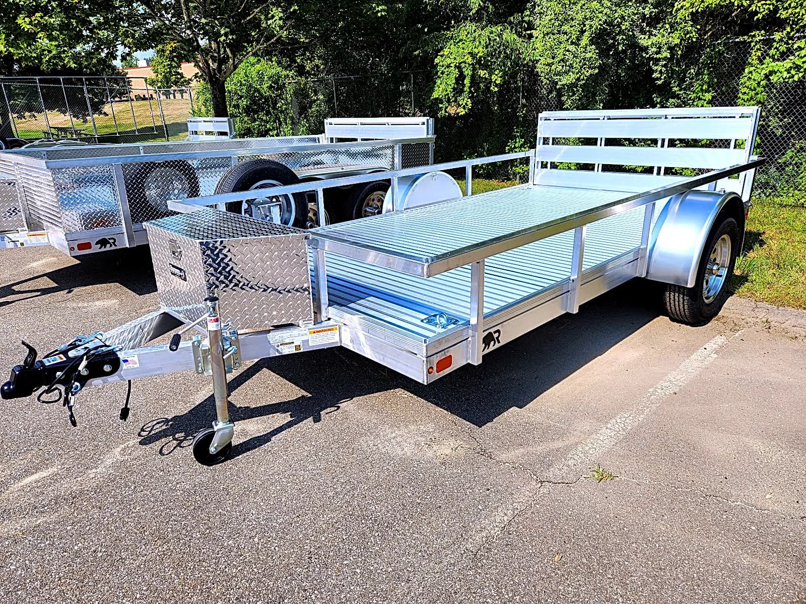 Real Rugged build: 6.5' x 12' — Perimeter rail, Bi-fold ramp
