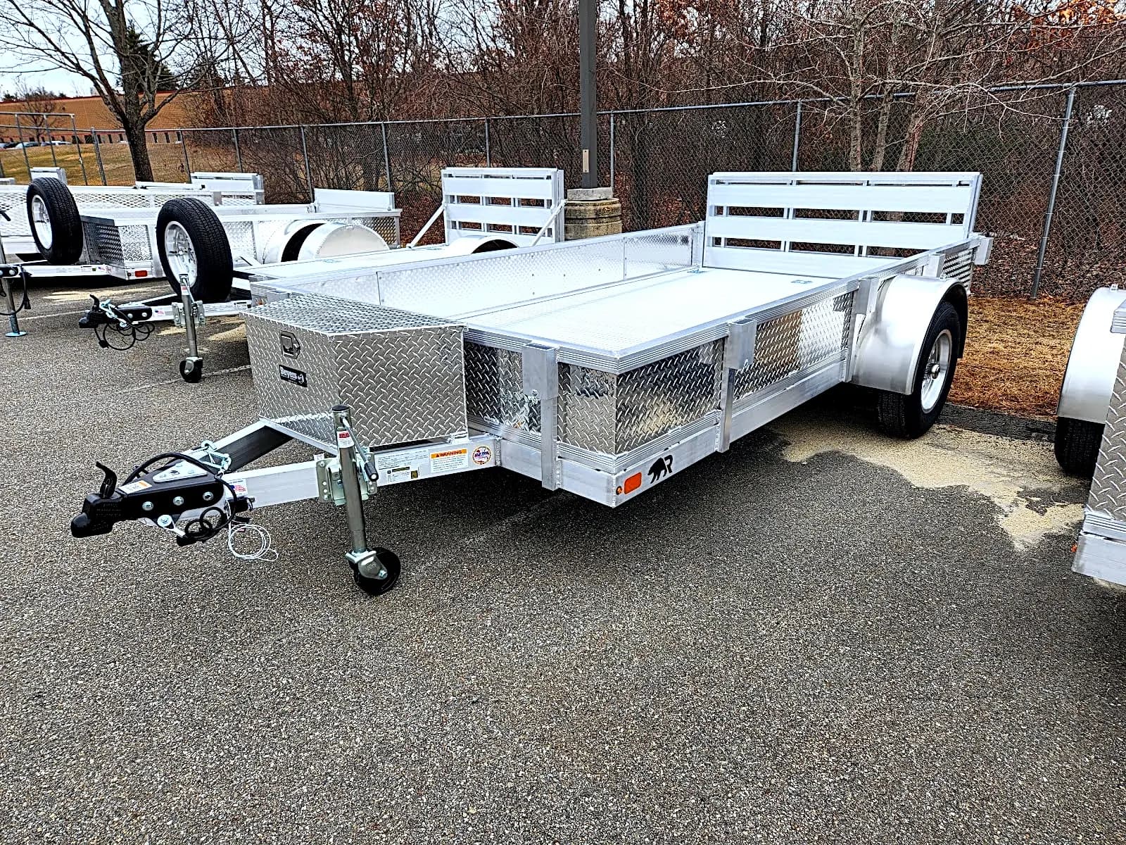 Real Rugged build: 6.5' x 12' — Perimeter rail, Bi-fold ramp
