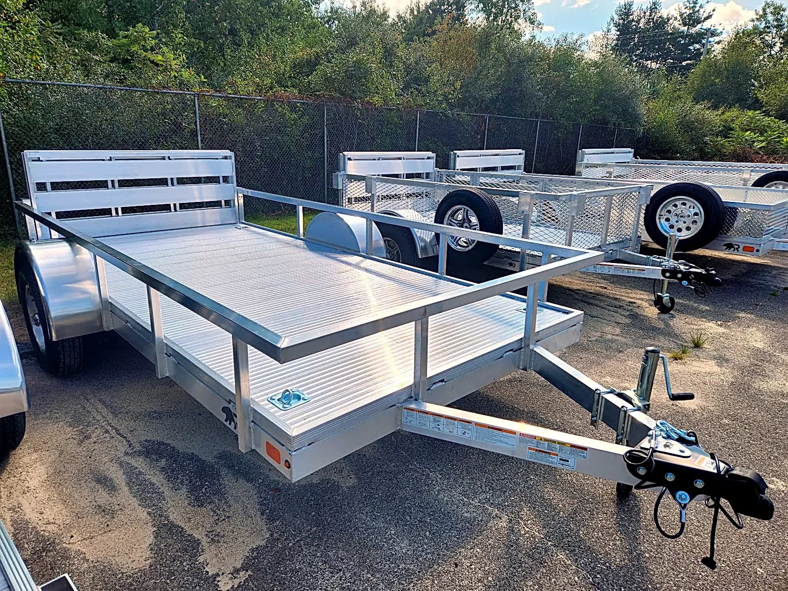 Real Rugged build: 6' x 12' — Perimeter rail, Bi-fold ramp