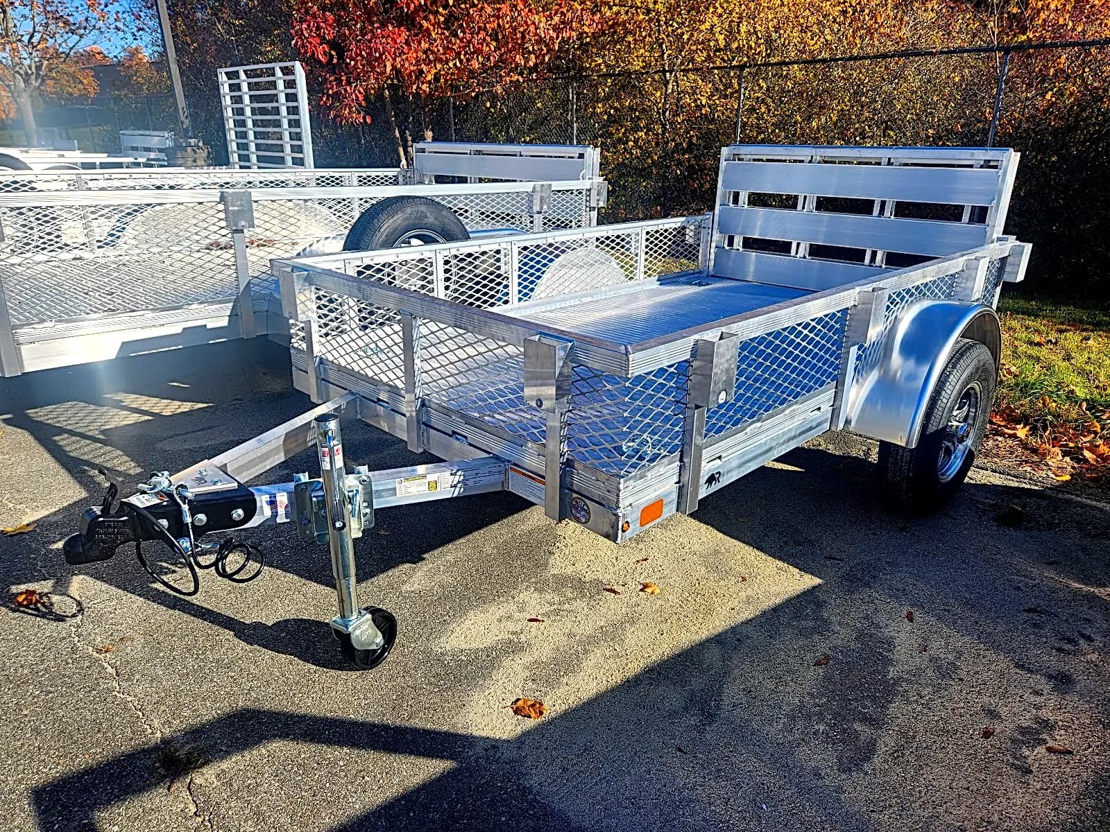Real Rugged build: 5' x 8' — Mesh sides, Bi-fold ramp