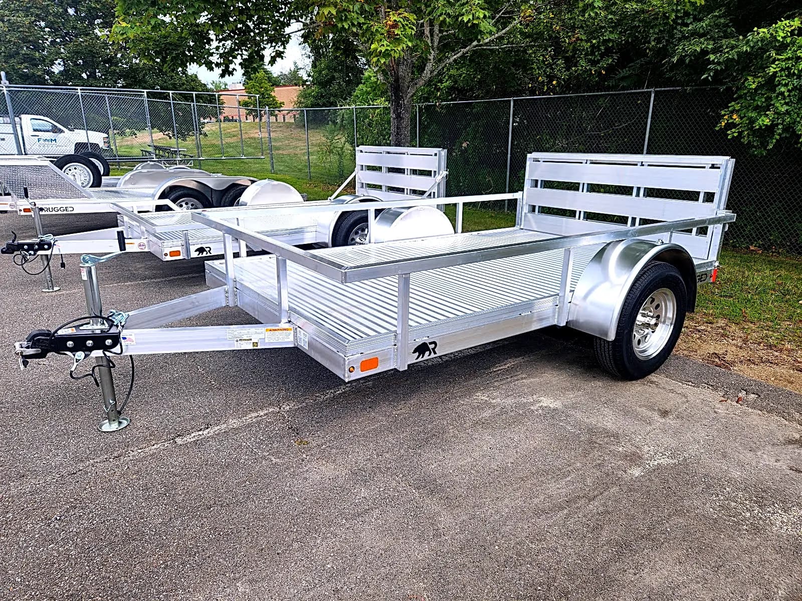 Real Rugged build: 6' x 10' — Perimeter rail, Bi-fold ramp
