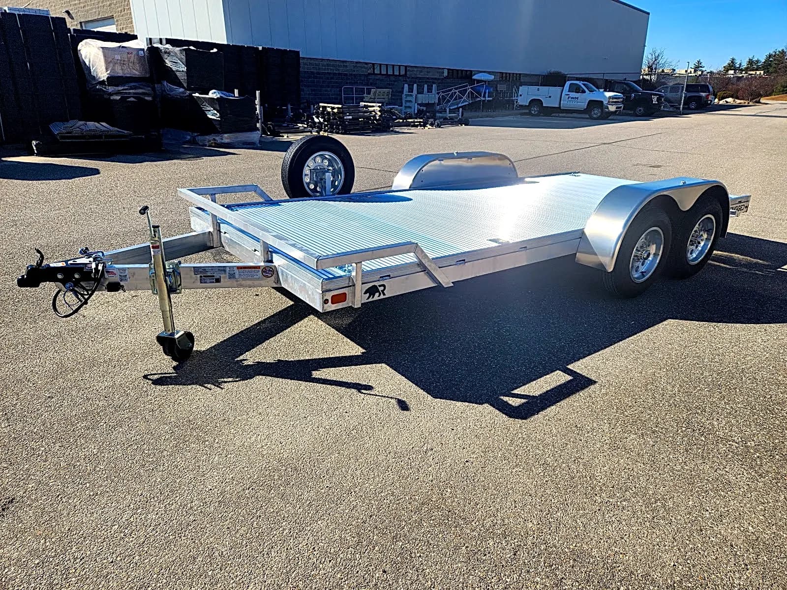 Real Rugged build: 6.5' x 16' Tandem — Front rail only, StowAway ramps