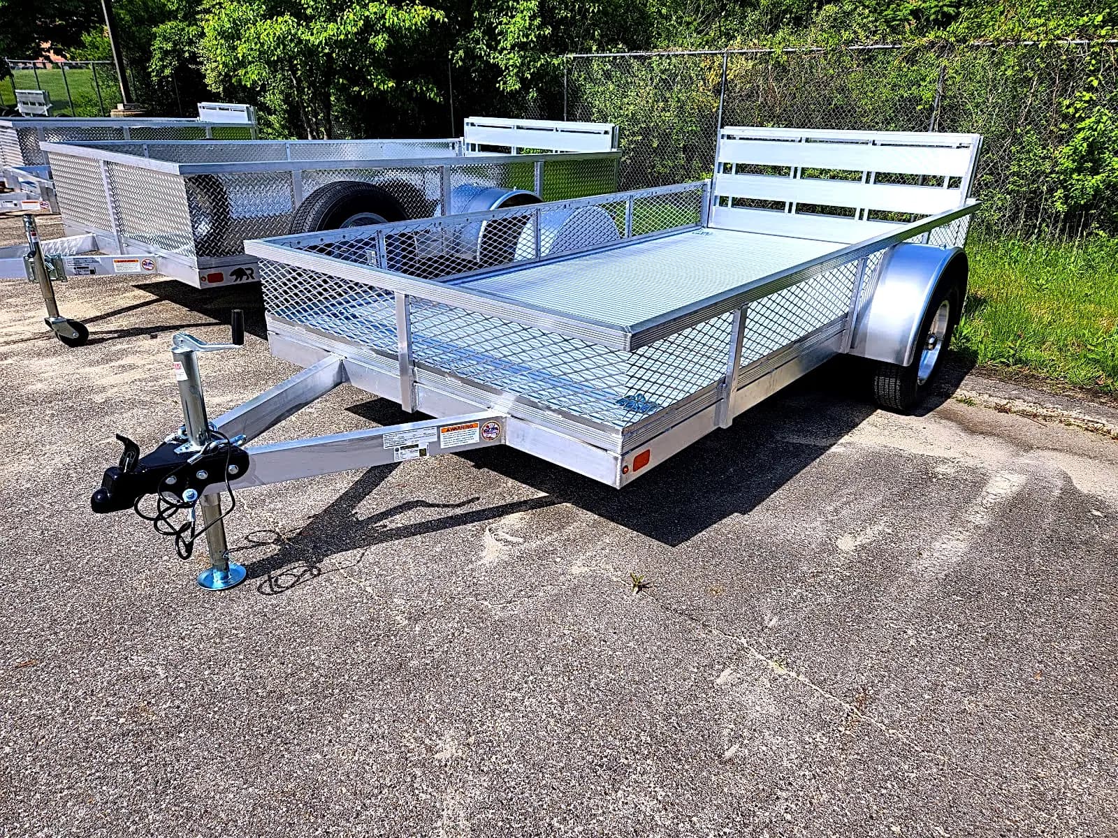Real Rugged build: 6' x 12' — Mesh sides, Bi-fold ramp