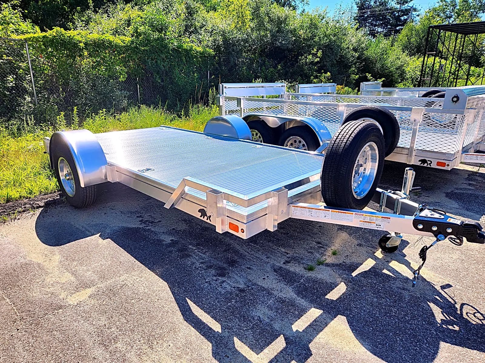Real Rugged build: 6' x 12' — Front rail only, StowAway ramps