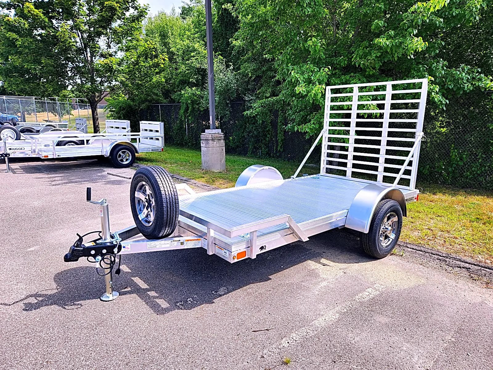 Real Rugged build: 5' x 10' — Front rail only, Air flow ramp