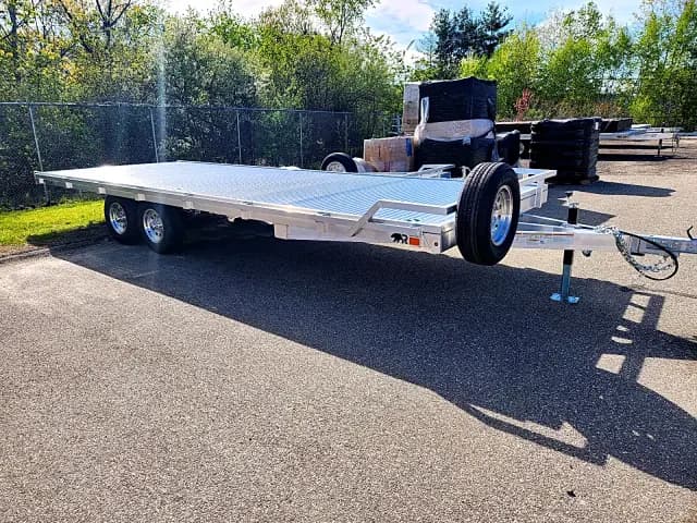 Real Rugged build: 8' x 22' Tandem — Front rail only, StowAway ramps