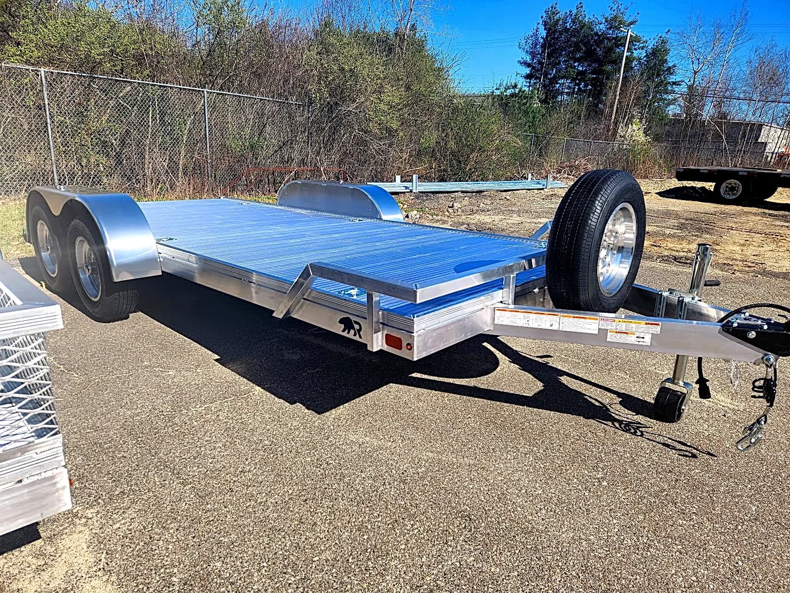 Real Rugged build: 6.5' x 16' Tandem — Front rail only, StowAway ramps