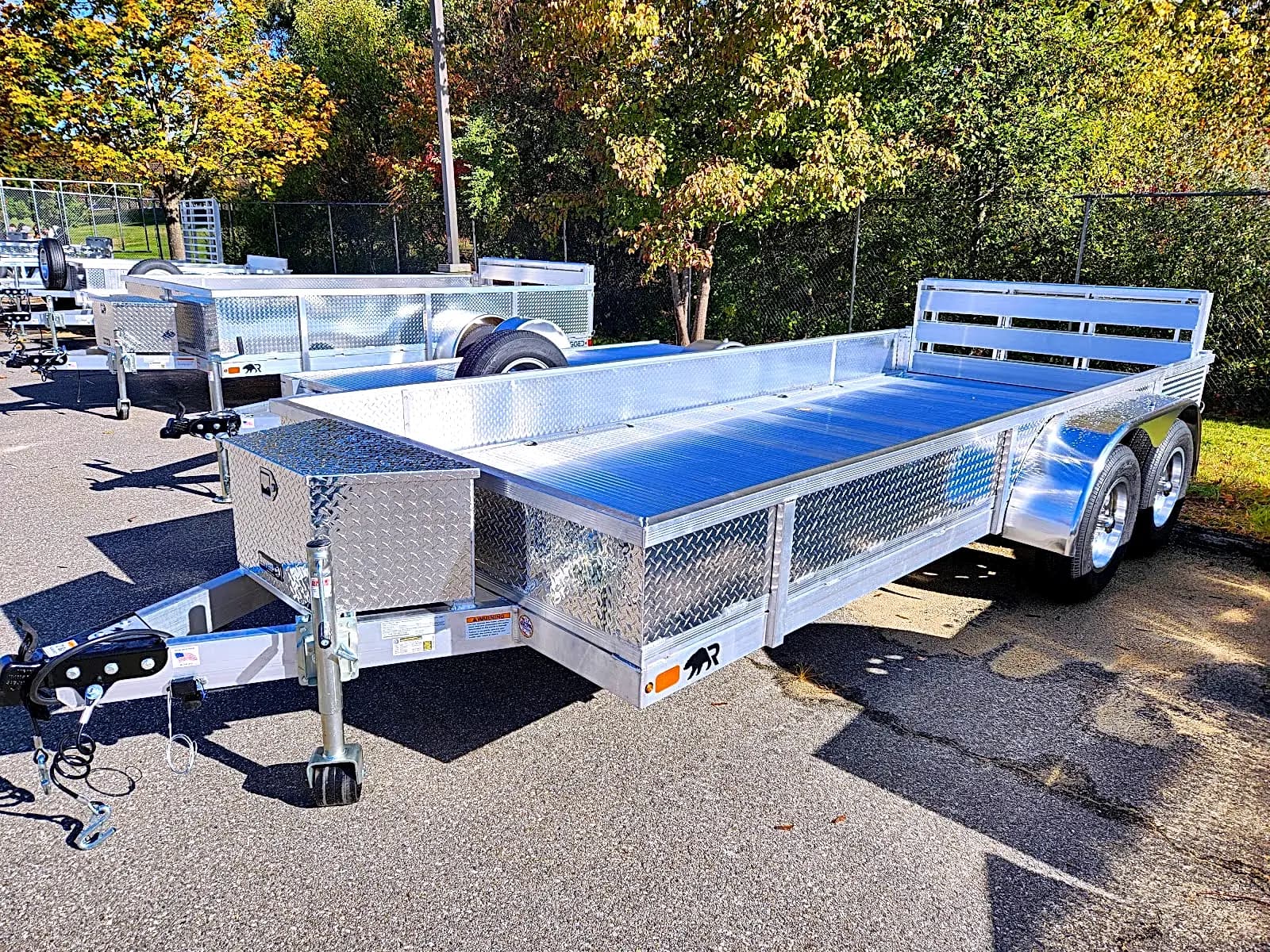 Real Rugged build: 6.5' x 16' Tandem — Tread plate sides, Bi-fold ramp