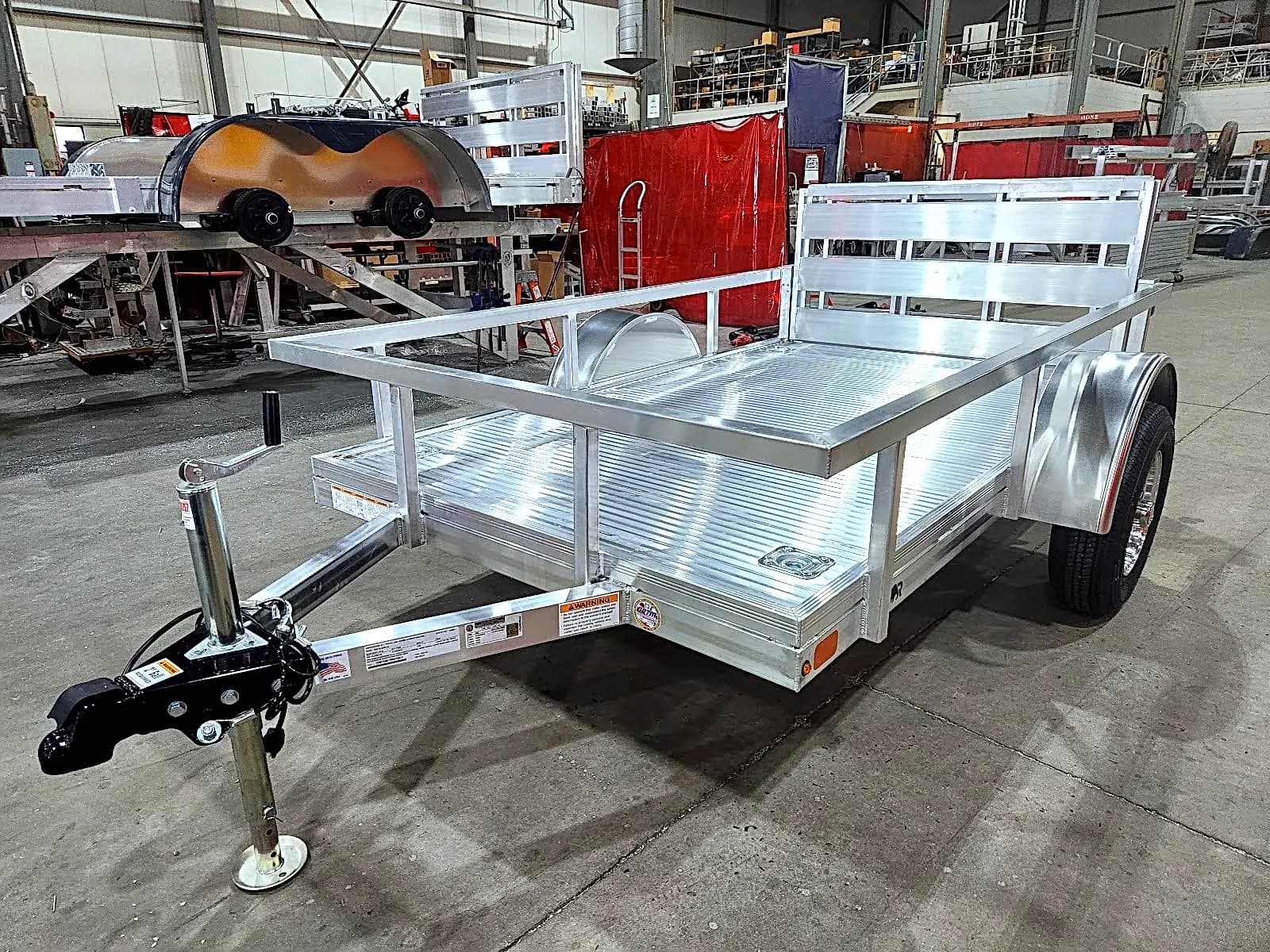 Real Rugged build: 5' x 8' — Perimeter rail, Bi-fold ramp