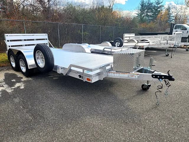 Real Rugged build: 6.5' x 16' Tandem — Front rail only, Bi-fold ramp