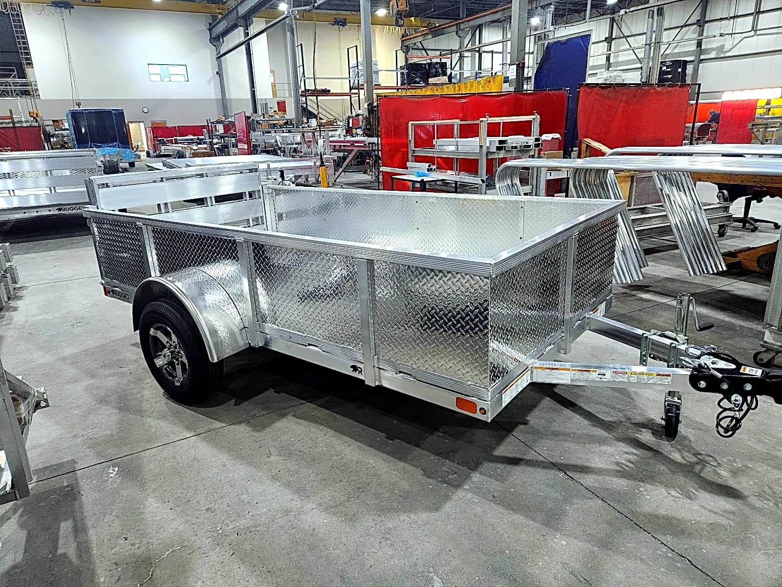 Real Rugged build: 5' x 10' — Perimeter rail, Bi-fold ramp