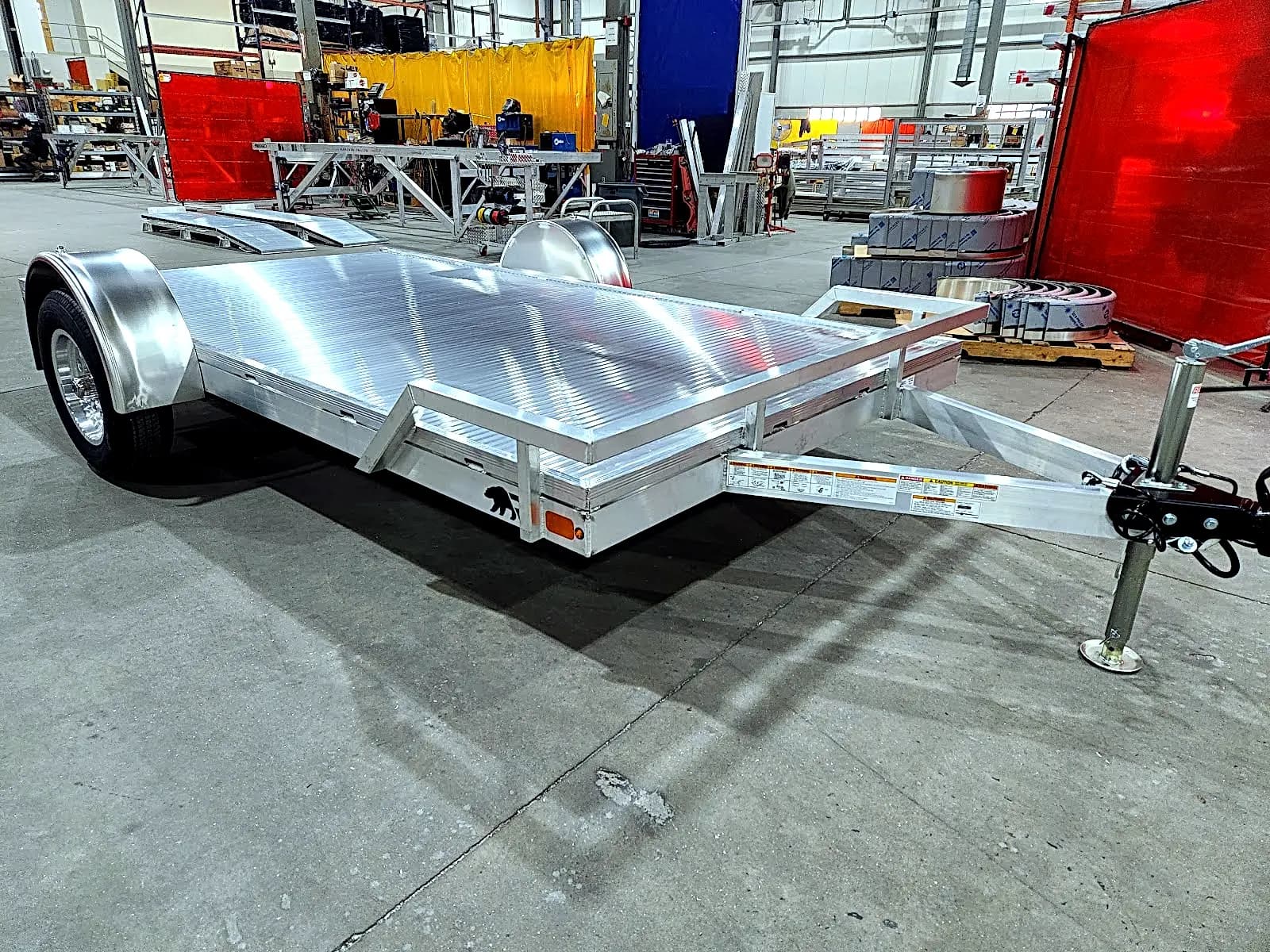 Real Rugged build: 6.5' x 12' — Front rail only, StowAway ramps