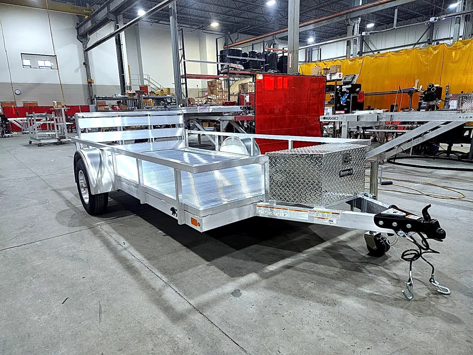 Real Rugged build: 6.5' x 12' — Perimeter rail, Bi-fold ramp