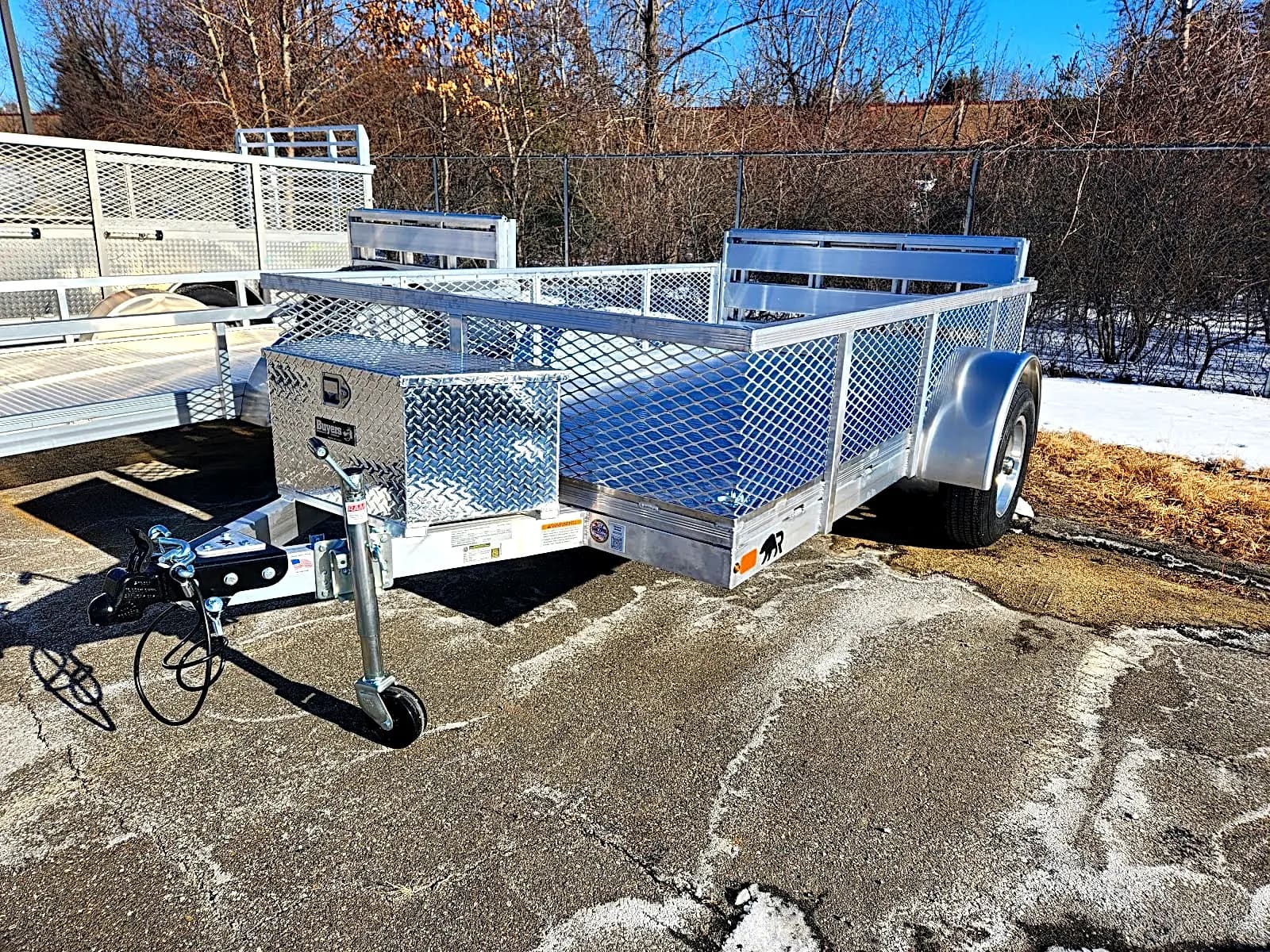 Real Rugged build: 6' x 10' — Mesh sides, Bi-fold ramp