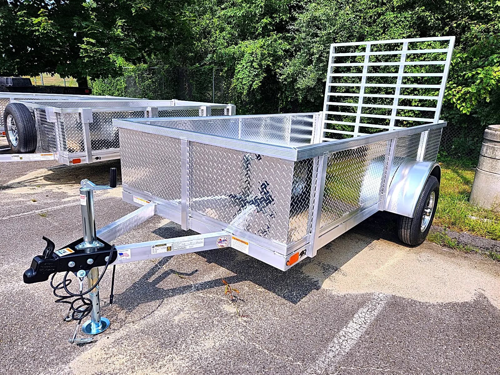 Real Rugged build: 5' x 10' — Tread plate sides, Air flow ramp
