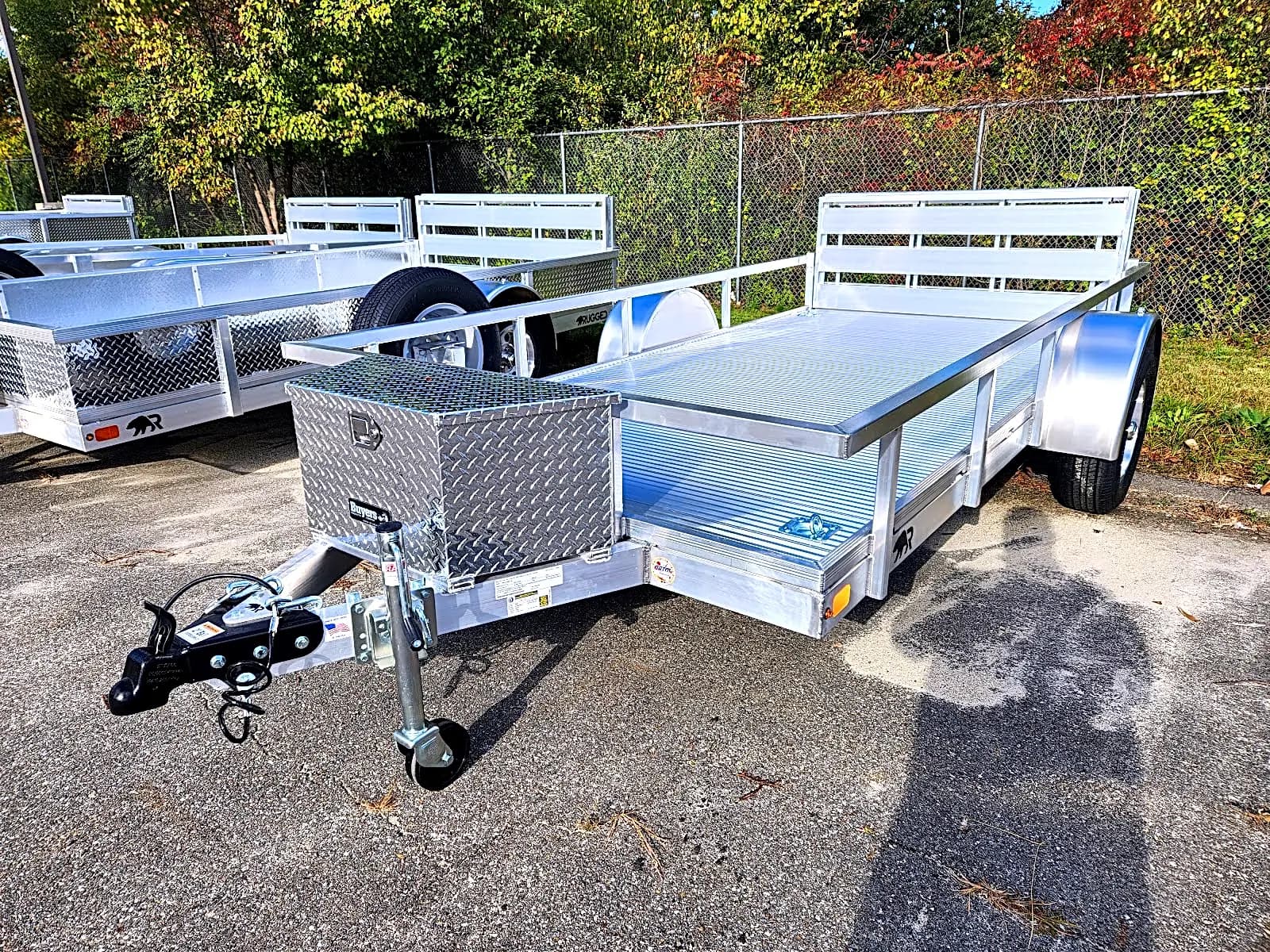 Real Rugged build: 6' x 12' — Perimeter rail, Bi-fold ramp