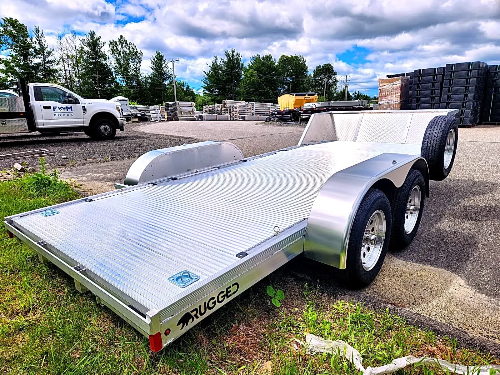 Real Rugged build: 6.5' x 16' Tandem — StowAway ramps