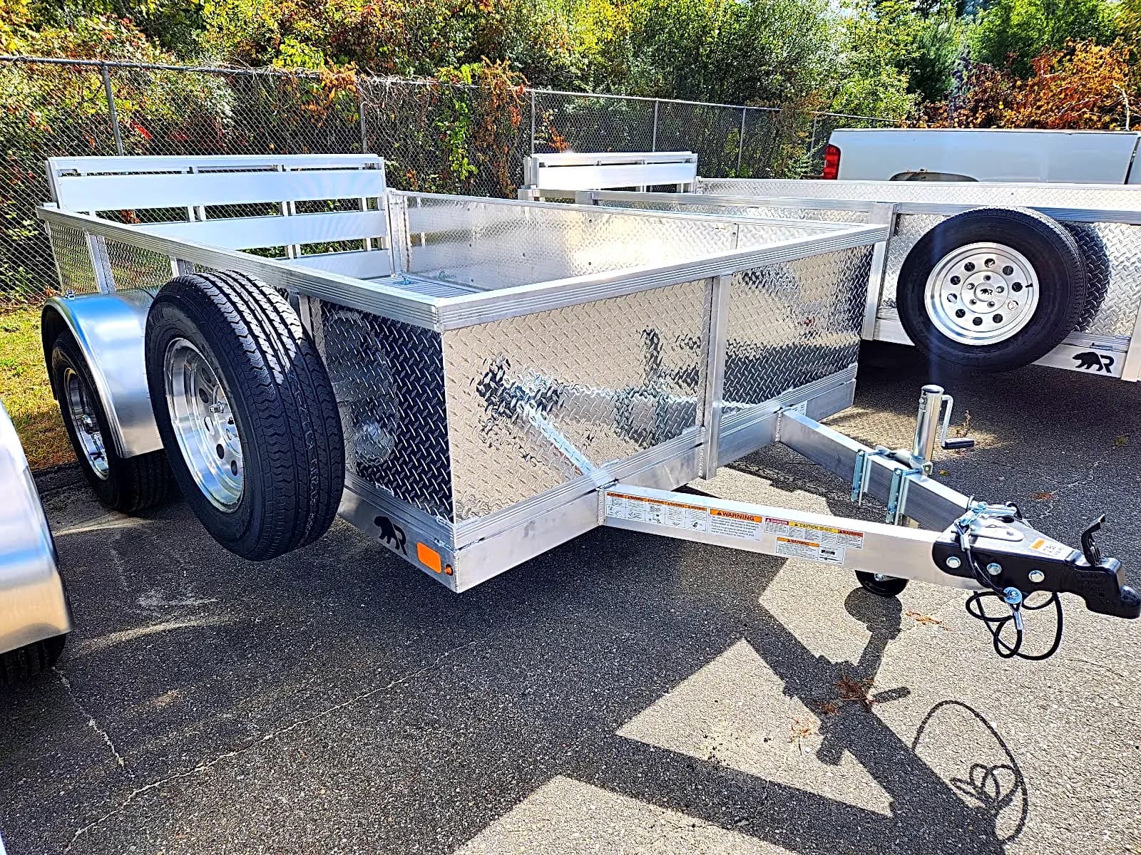 Real Rugged build: 6' x 10' — Tread plate sides, Bi-fold ramp