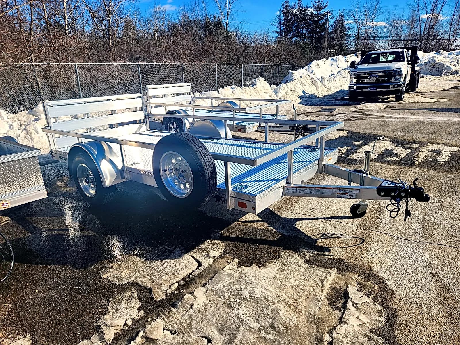 Real Rugged build: 6' x 12' — Perimeter rail, Bi-fold ramp