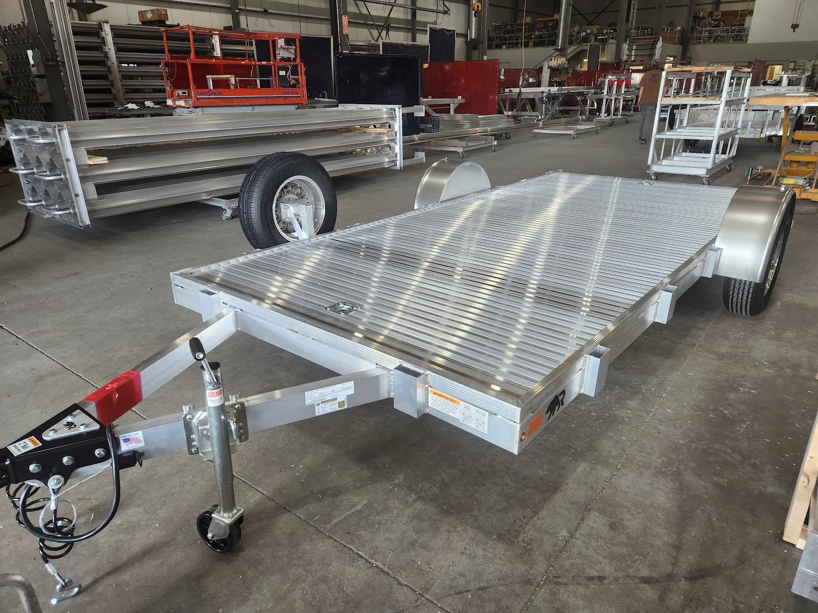 Real Rugged build: 6.5' x 14' — StowAway ramps