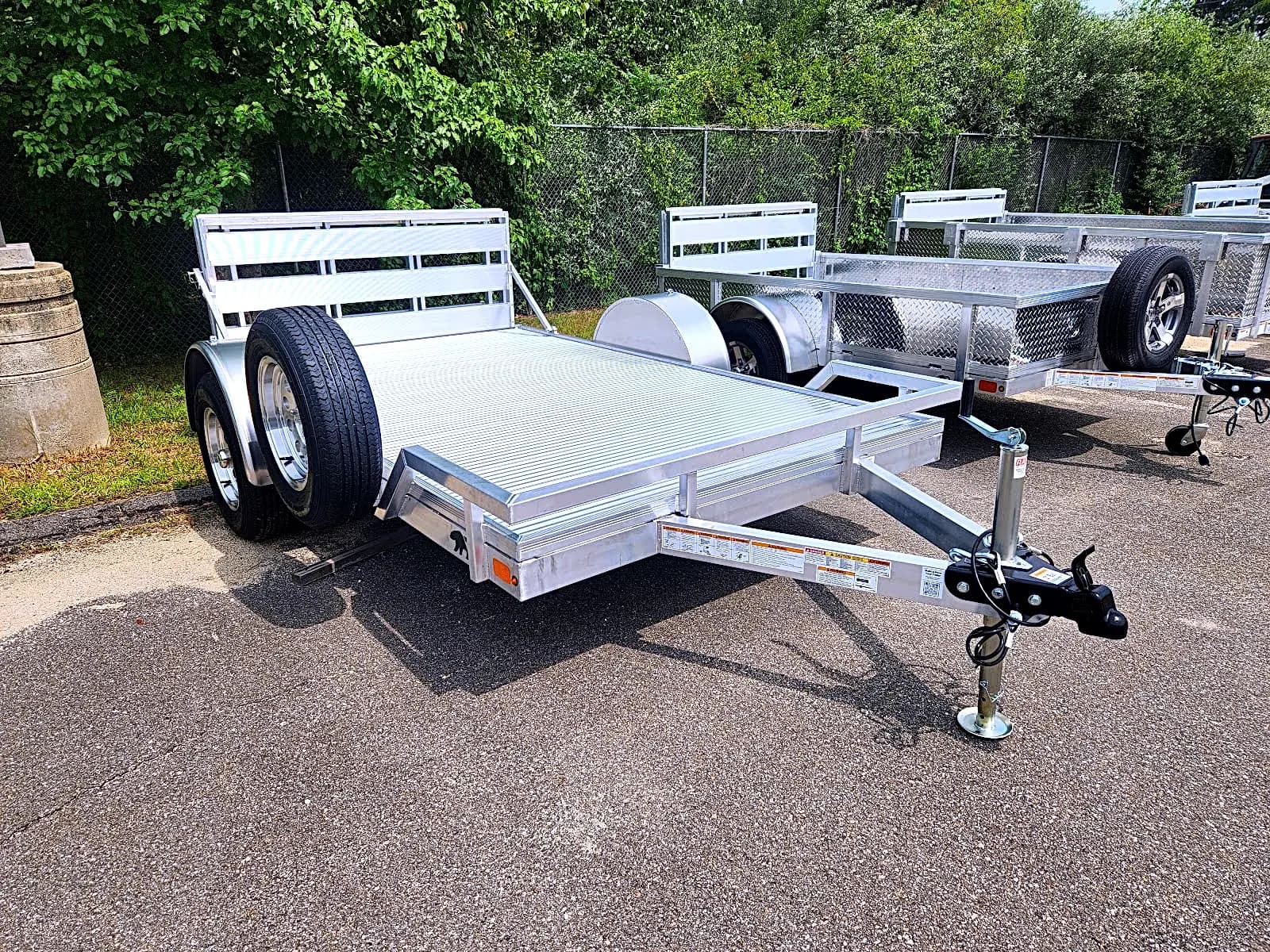 Real Rugged build: 6' x 10' — Front rail only, Bi-fold ramp