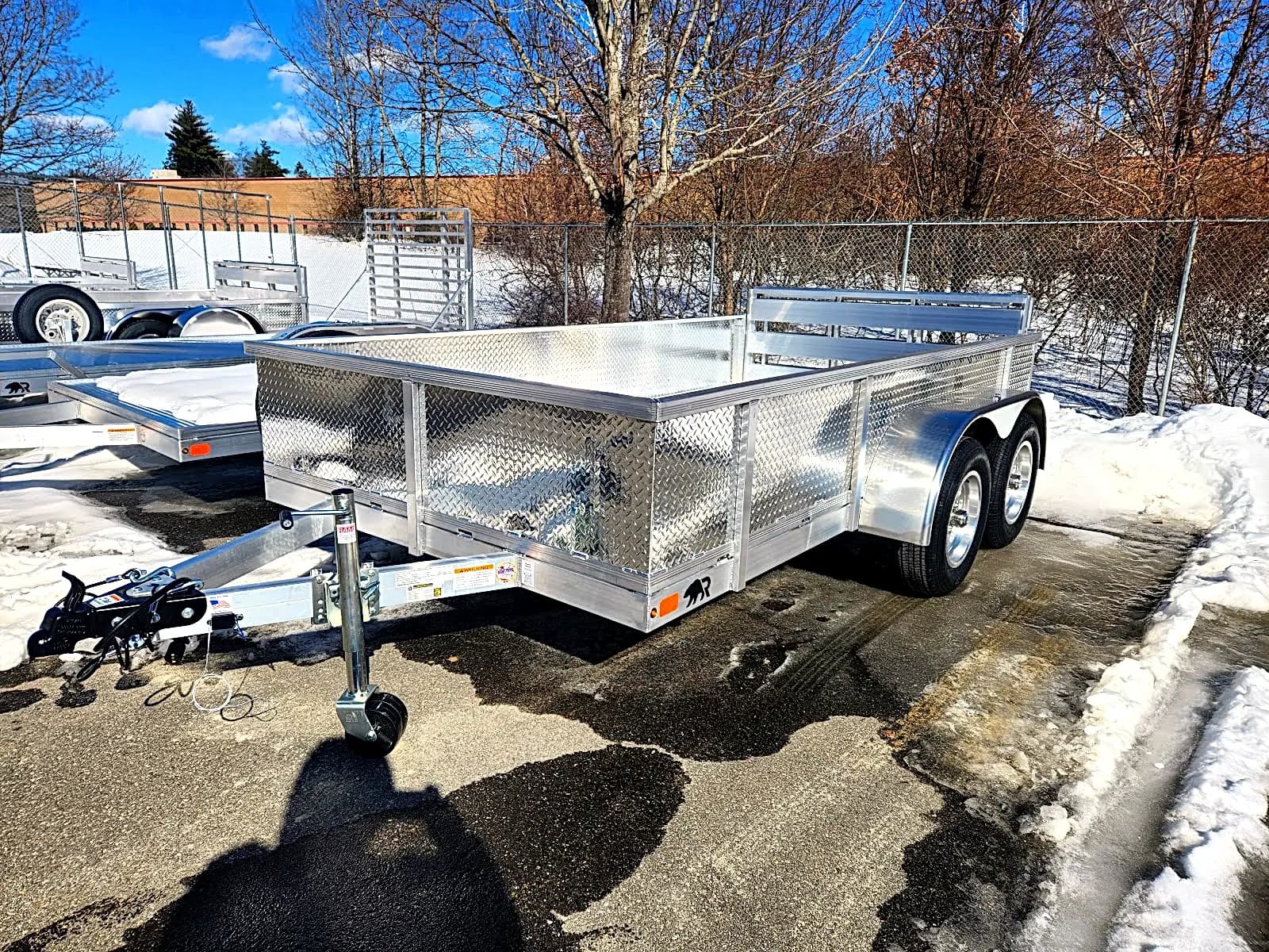 Real Rugged build: 6.5' x 12' Tandem — Tread plate sides, Bi-fold ramp