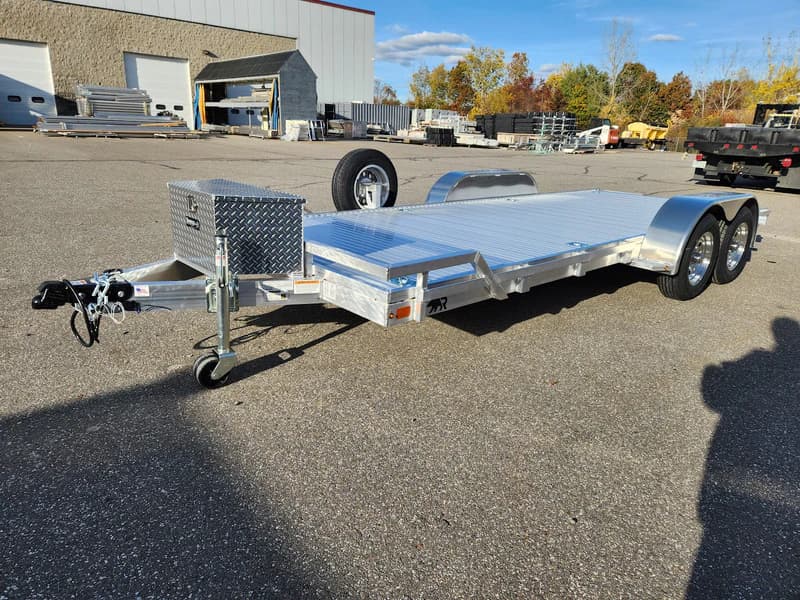 Real Rugged build: 6.5' x 18' Tandem — Front rail only, StowAway ramps