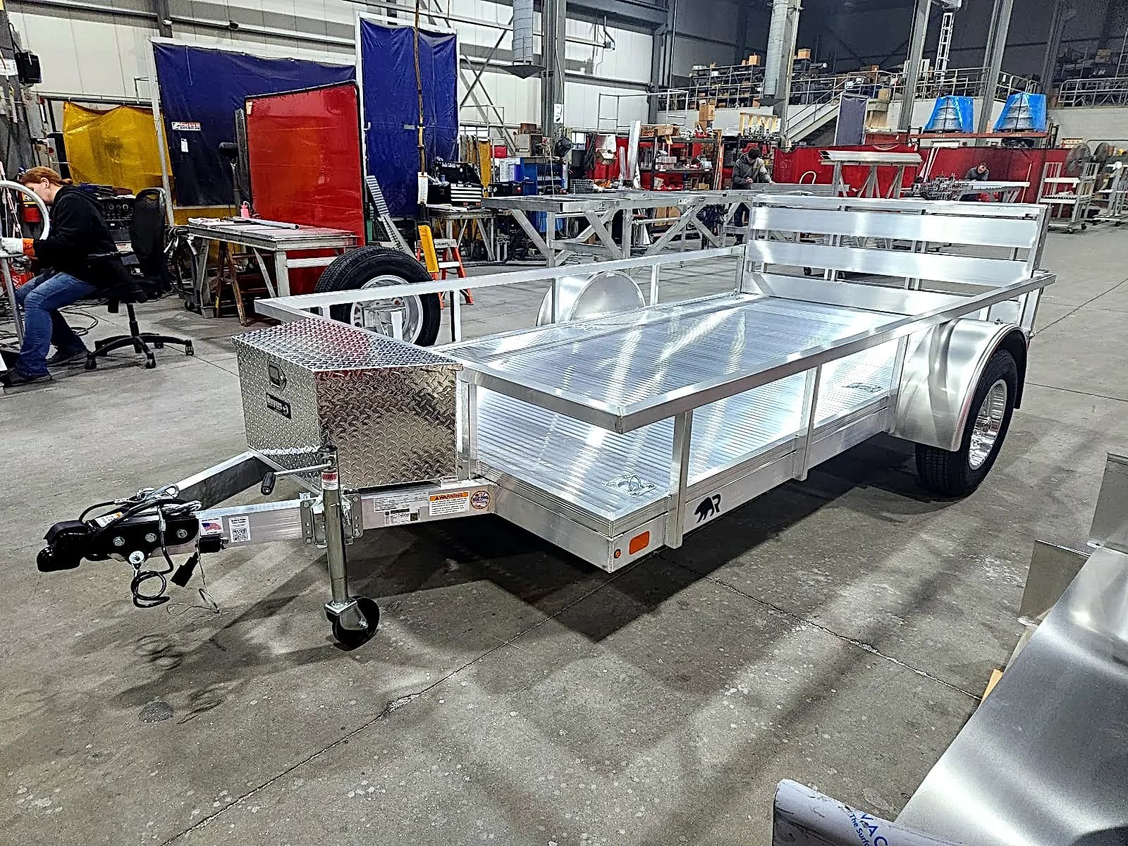 Real Rugged build: 6.5' x 12' — Perimeter rail, Bi-fold ramp