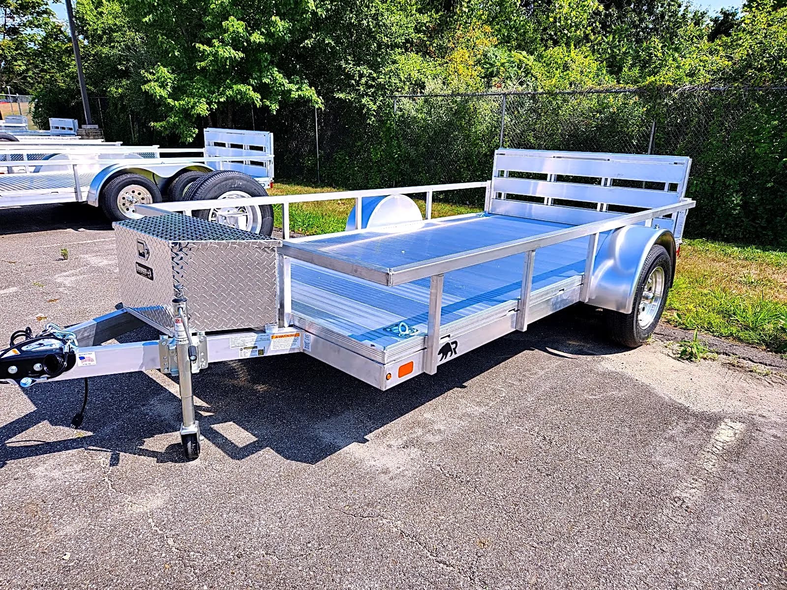 Real Rugged build: 6.5' x 12' — Perimeter rail, Bi-fold ramp